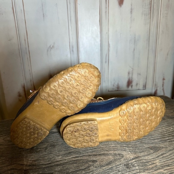L.L. Bean Gumshoes 3-Eye Waterproof Vintage Mid Ankle Bean Boots Womens Sz 5 USA - Picture 7 of 10